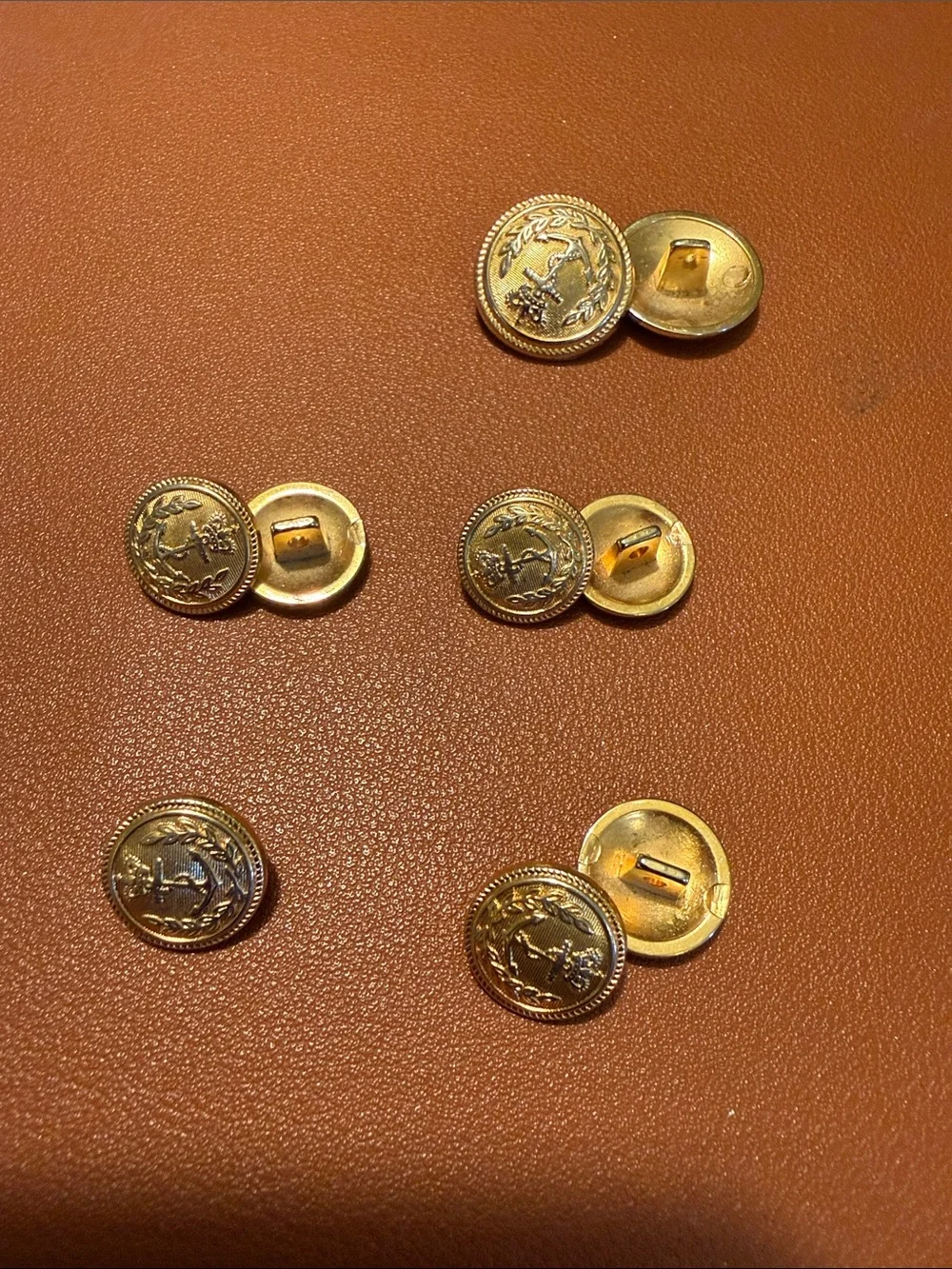 Gold-Tone Blazer Buttons